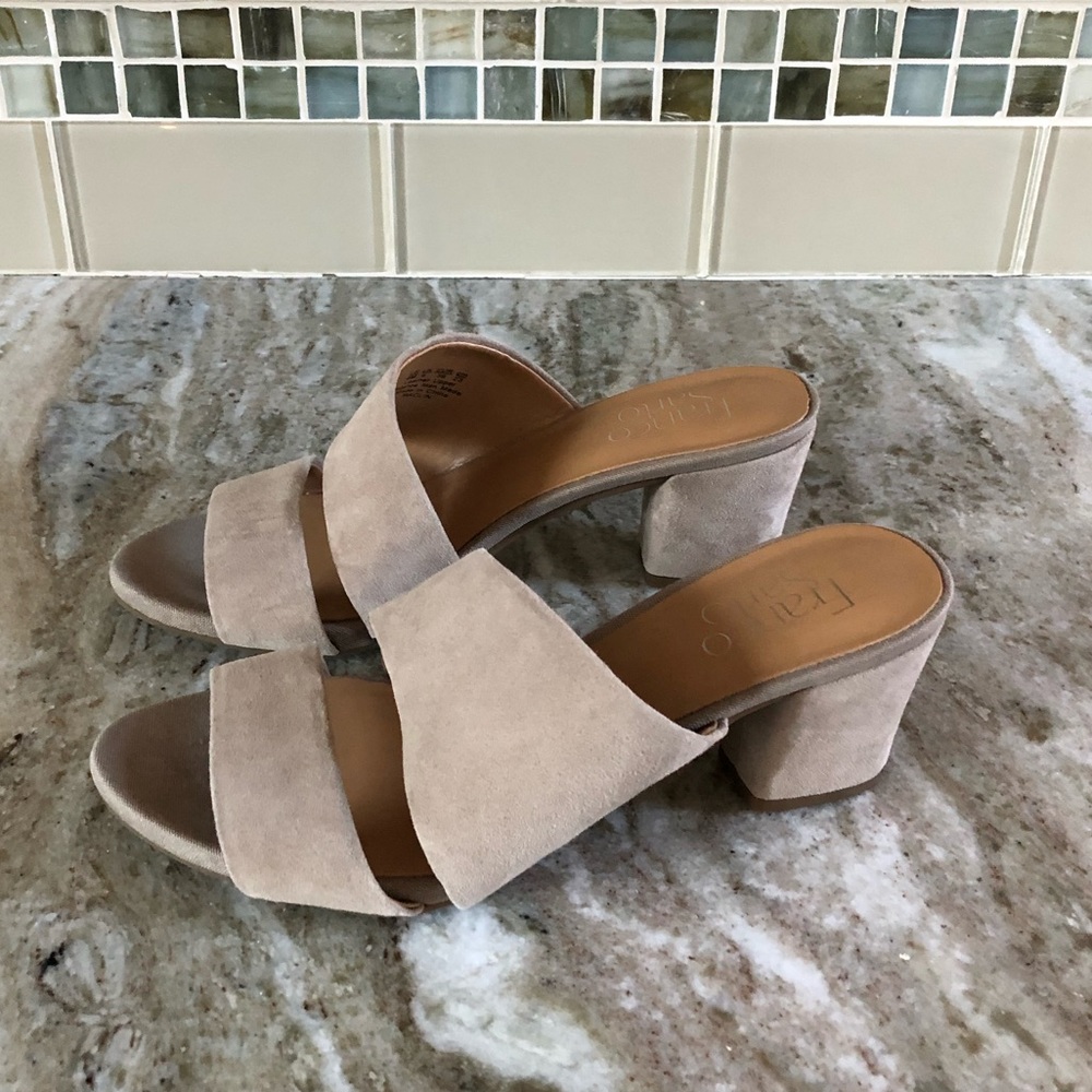 BRAND NEW Taupe Mules Size 6